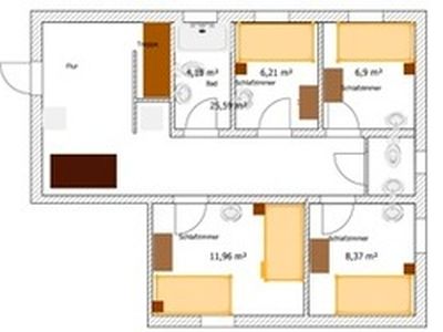 Ferienhaus für 16 Personen (170 m²) in Rabenkirchen-Faulück 6/10