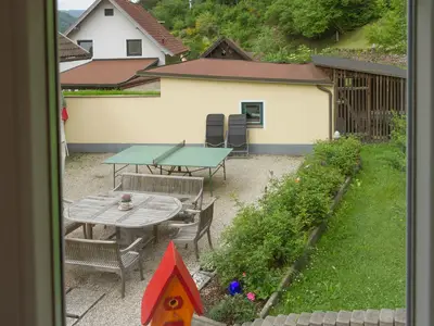 Ferienhaus Pertl Blick aus dem Wintergarten