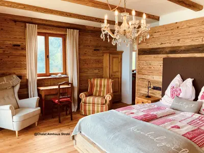 Bedroom&Relax-Sofas@Chalet Almhaus Strobl