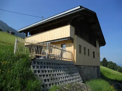 Die Hausansicht von unten