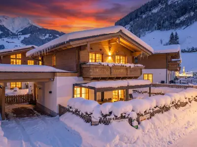 Außenseite Ferienhaus [Winter]