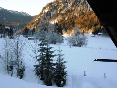 die Loipen dirket an der Seewiesenalm