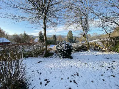 Aussicht vom Ferienhaus [Winter]