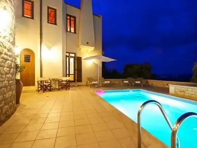 Pool  at night