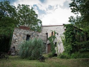 vue côté rivière - Le moulin