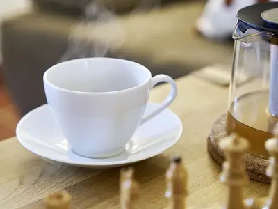 Fliederhaus - Detail Teetasse