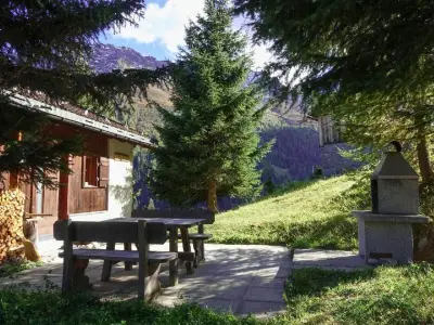 Sitzplatz mit Grill