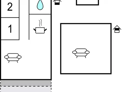 Ferienhaus für 6 Personen (75 m²) in Rømø 1/10