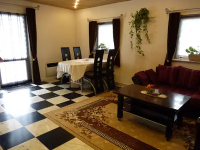 Wohnzimmer Richtung Terrasse