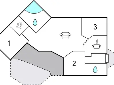 Ferienhaus für 6 Personen (89 m²) in Rudkøbing 1/10
