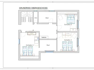 Grundriss Obergeschoss