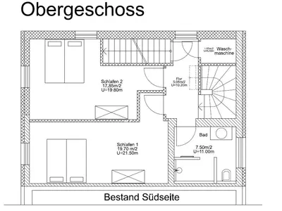 Grundriss Obergeschoss