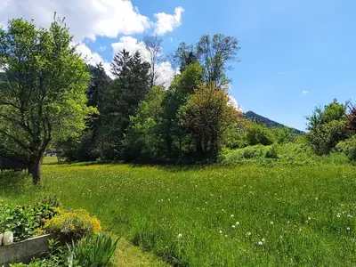 Terrassenblick auf die Berge