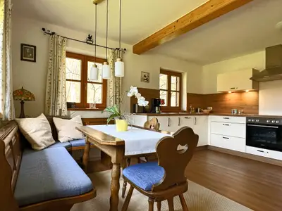 Ferienhaus Labenbach Wohnraum mit offener Küche