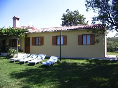 Das Ferienhaus mit dem Garten