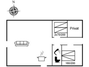 Ferienhaus für 4 Personen (60 m&sup2;) in Saltum