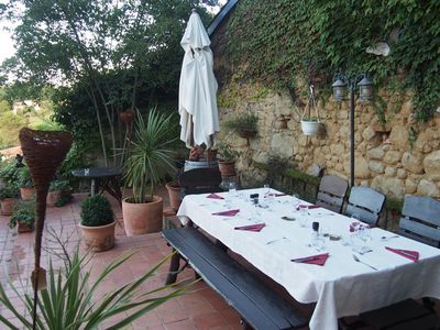 Les repas en terrasse
