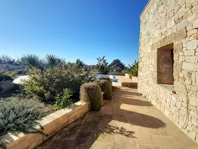outside