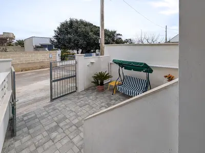 outside