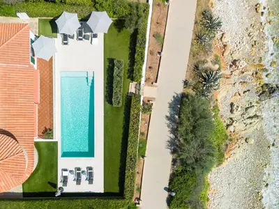 Villa direkt am Sandstrand (zur Zeit der Aufnahme leider ausgespült)