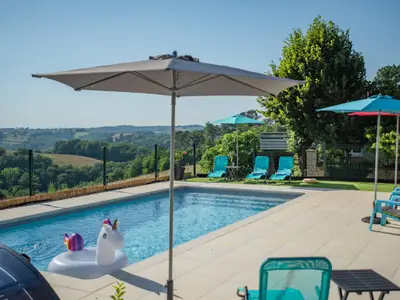 Pool des Ferienhauses