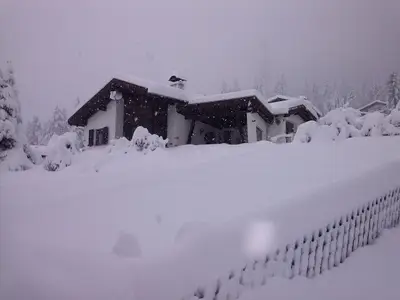 Ansicht Haus Winter