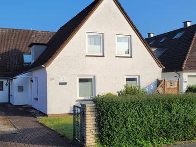 Einfahrt zum Ferienhaus Strandgut