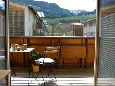 Ausblick auf die Hochwurzen und Planai