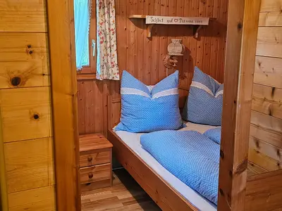 Ferienhäuschen Rosi - Schlafbereich