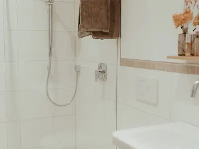 Birkenhof, Badezimmer Gartenwohnung