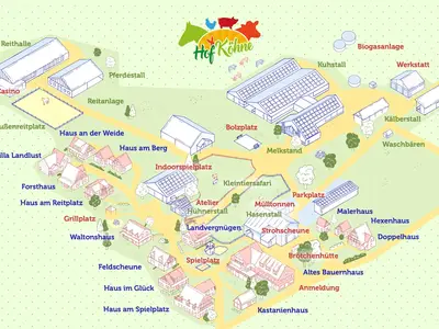 Lageplan Hof Köhne Sauerland