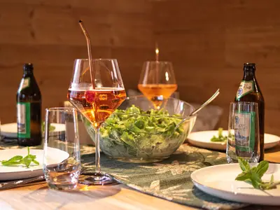 Ausklang in der Almhütte