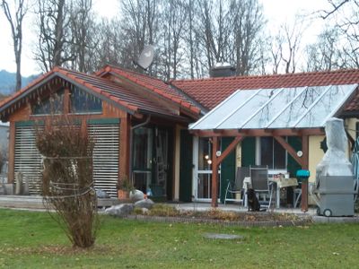 Wintergarten und Terrasse