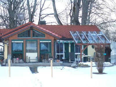 Terrasse im Winter