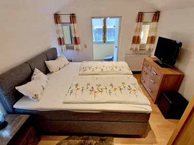 Schlafzimmer 1 Ferienwohnung Turmhaus