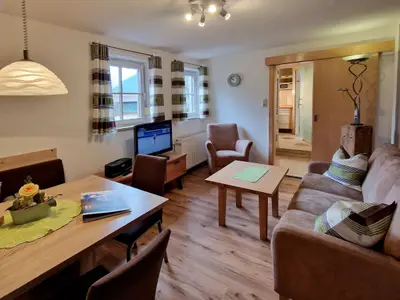 Wohnbereich Ferienwohnung Turmhaus