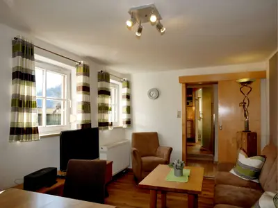 Wohnbereich mit TV Turmhaus