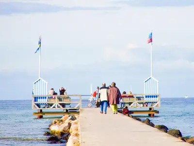 Seebrücke an der Ostsee