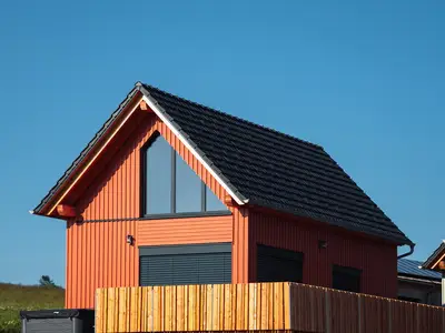 Einzelnes Chalet im Grünen