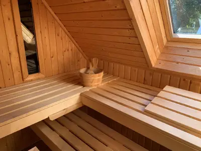 Sauna im Ferienhaus