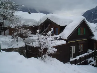 Chalet Dachterrasse Winter