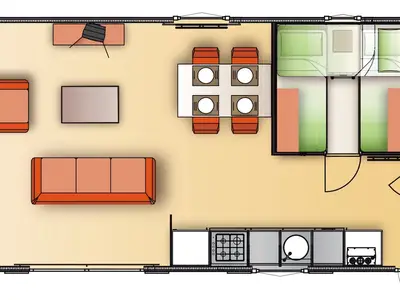Ferienhaus für 5 Personen (40 m²) in Surendorf 8/10