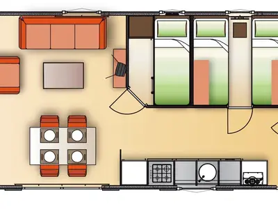 Ferienhaus für 6 Personen (40 m²) in Surendorf 7/10
