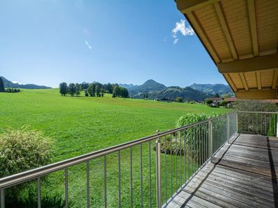 Ferienhaus Schwendt Aussicht Balkon