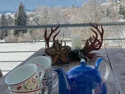Winter auf der Terasse