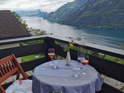 Apero auf Balkon