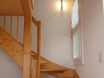 Treppe ins Obergeschoss