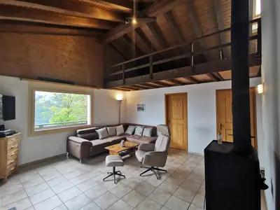 Wohnzimmer / Sitzecke / Schwedenofen