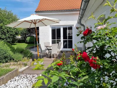 wenn die Rosen blühen, mach das Ferienhaus Rosengarten seinem Namen alle Ehre