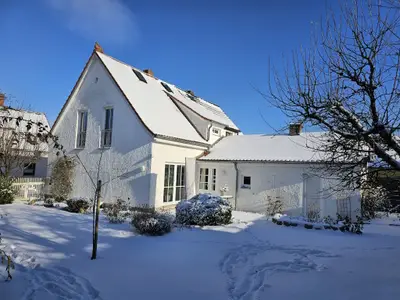 Ferienhaus Rosengarten im Schnee